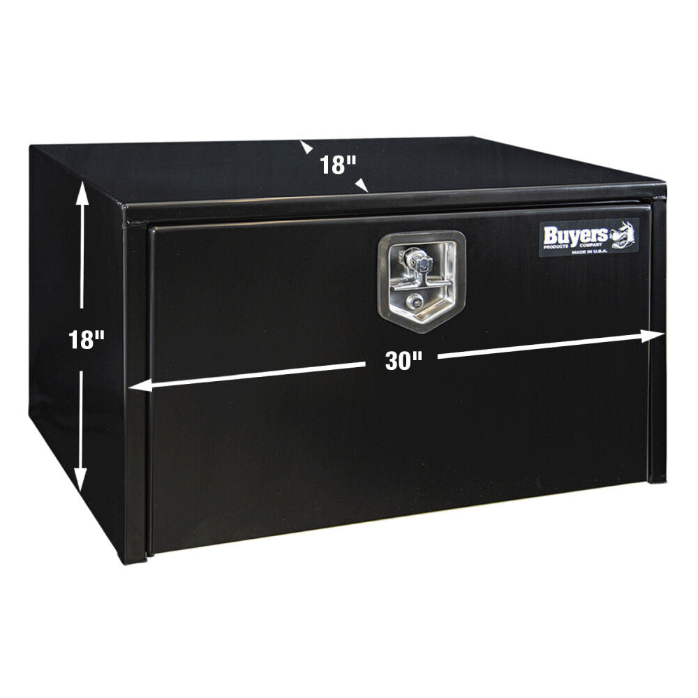 Truck Box 18x18x30 Inch Black Steel Underbody 1702303