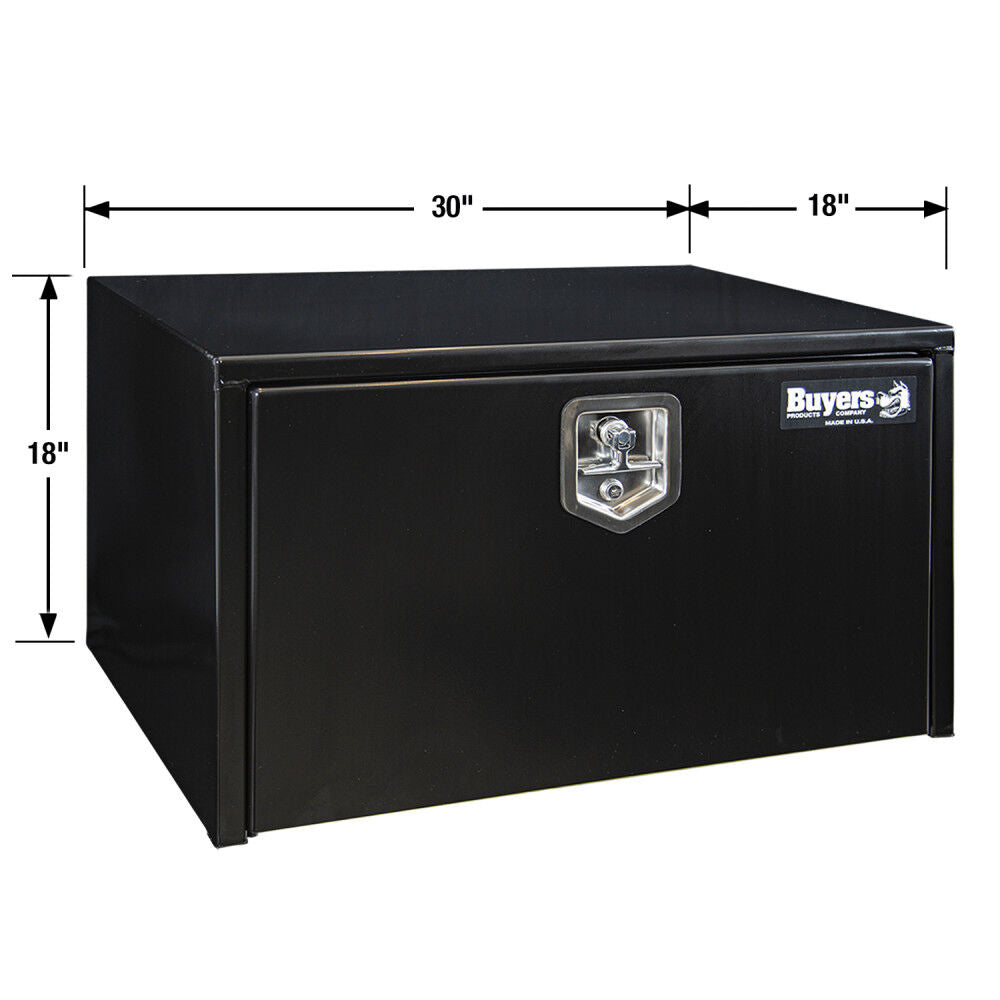 Truck Box 18x18x30 Inch Black Steel Underbody 1702303