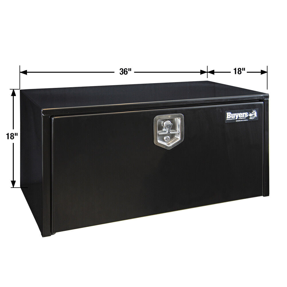 Truck Box 18x18x36 Inch Black Steel Underbody 1702305