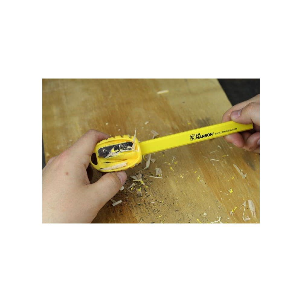 10pk Medium Lead Carpenter Pencil with VersaSharp Sharpener 213