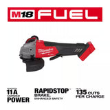 M18 FUEL 18V Lithium-Ion Brushless Cordless 4-1/2 In./5 In. Grinder and Starter Kit W/(1) 5.0 Ah Battery and Charger