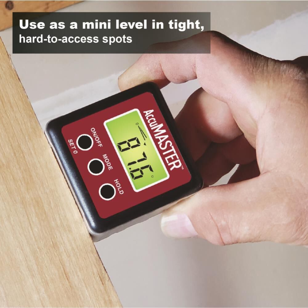 AccuMASTER 2-in-1 Digital Angle Gauge 7434