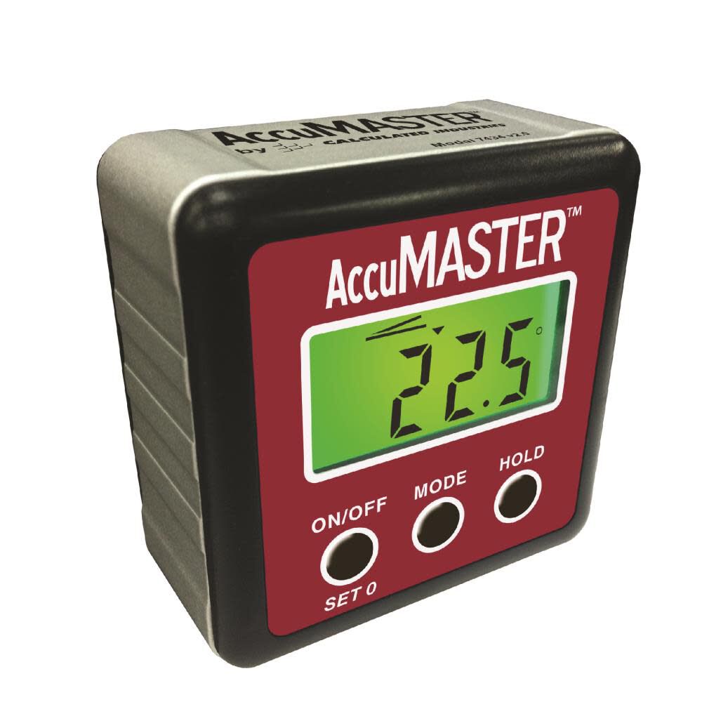 AccuMASTER 2-in-1 Digital Angle Gauge 7434