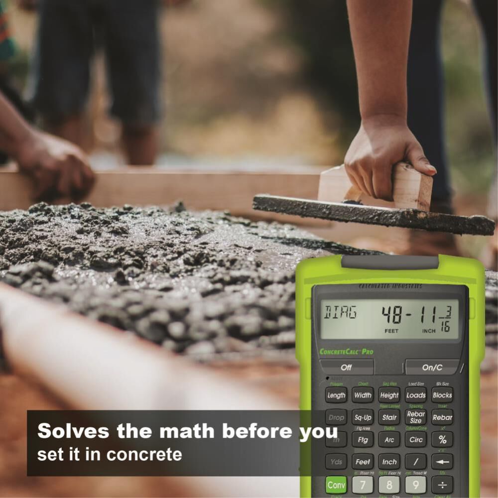 Concrete Construction Math Calculator 4225