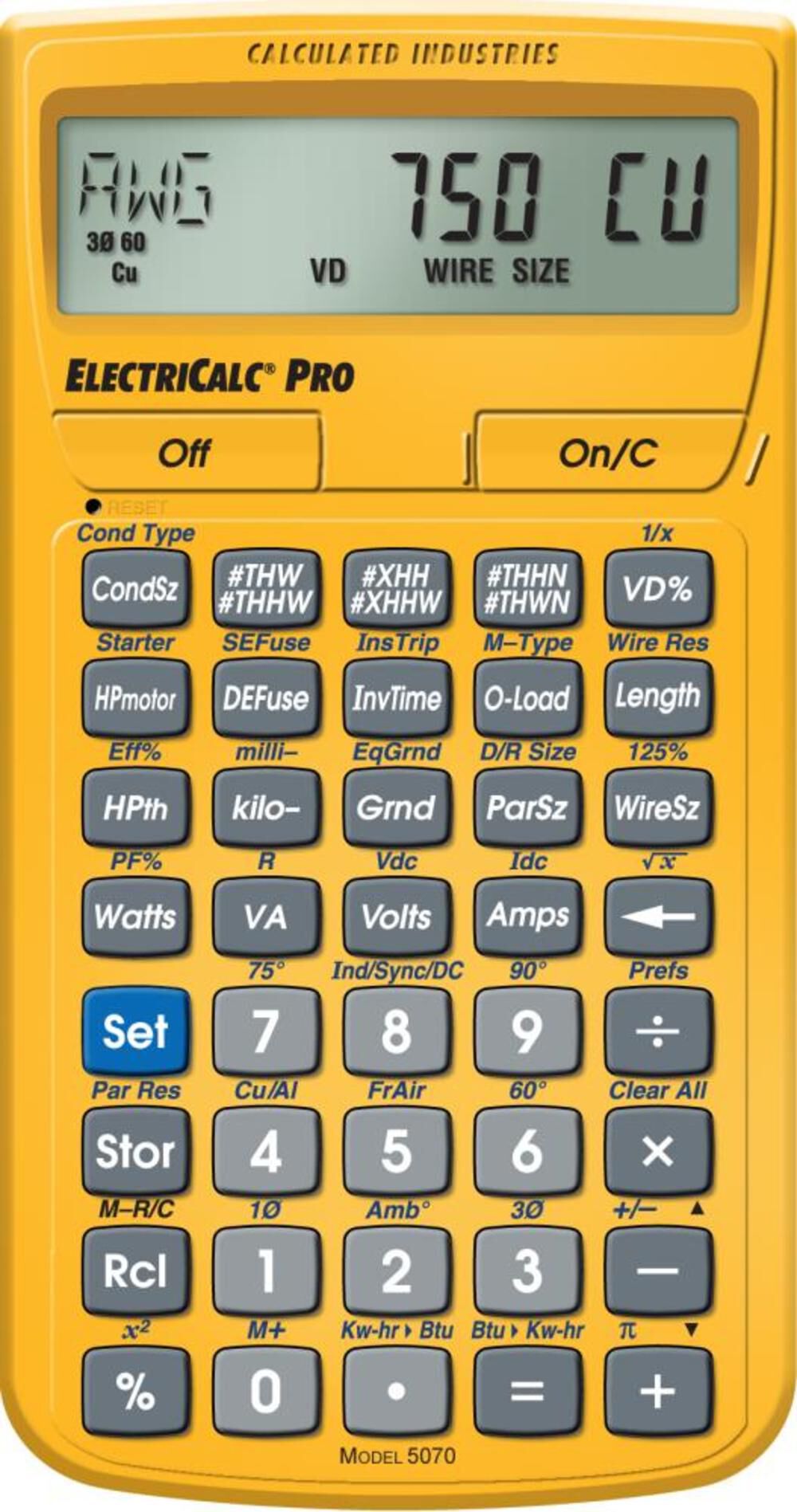 ElectriCalc Pro Electrical Code Calculator 5070