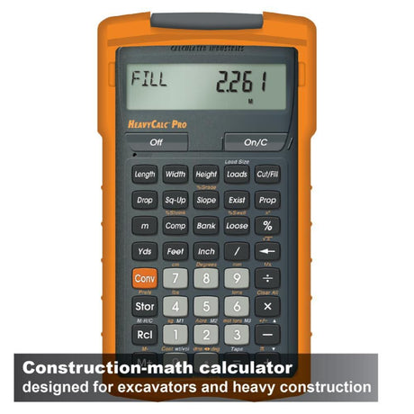 Industries Heavy Construction Math Calculator 4325