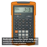 Heavy Construction Math Calculator 4325