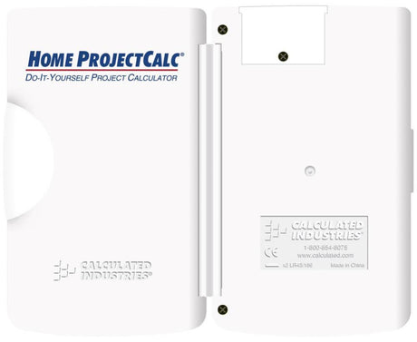 Industries Home ProjectCalc Do-It-Yourself Project Calculator 8510
