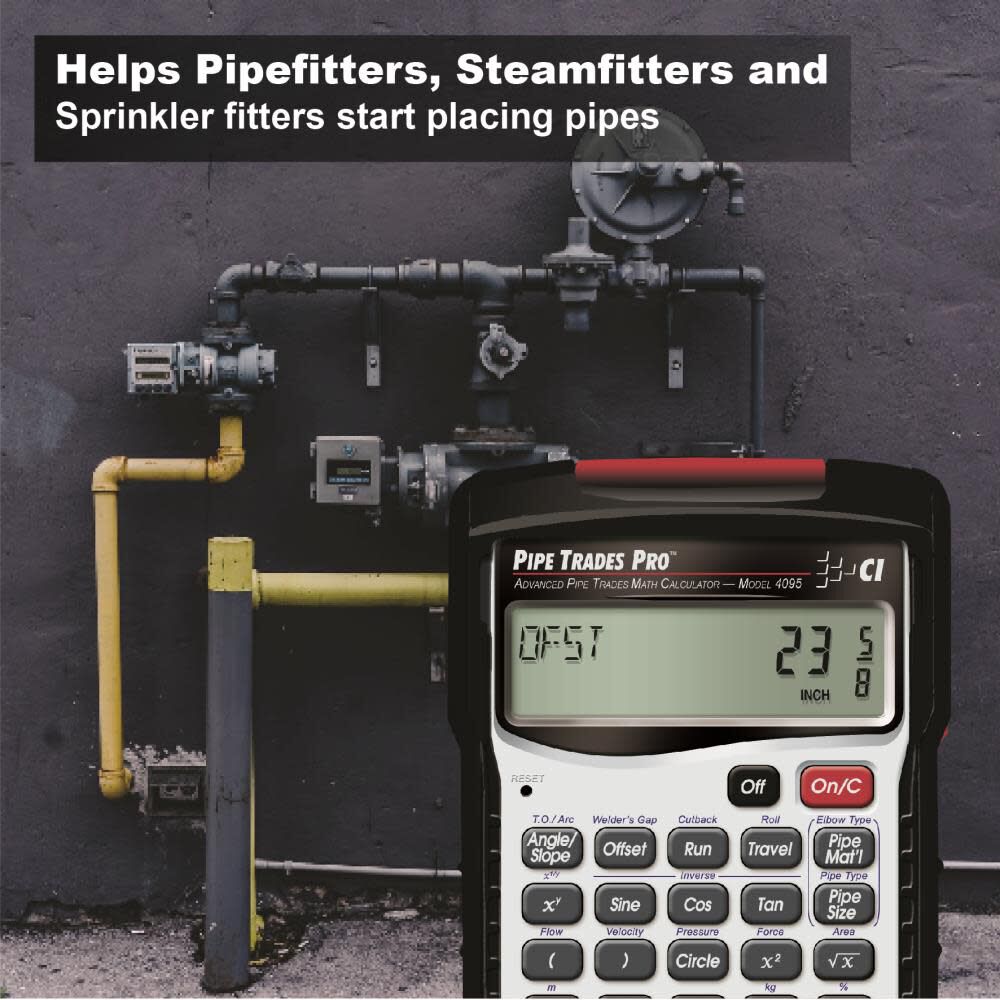 Pipe Trades Pro Advanced Pipe Trades Math Calculator 4095