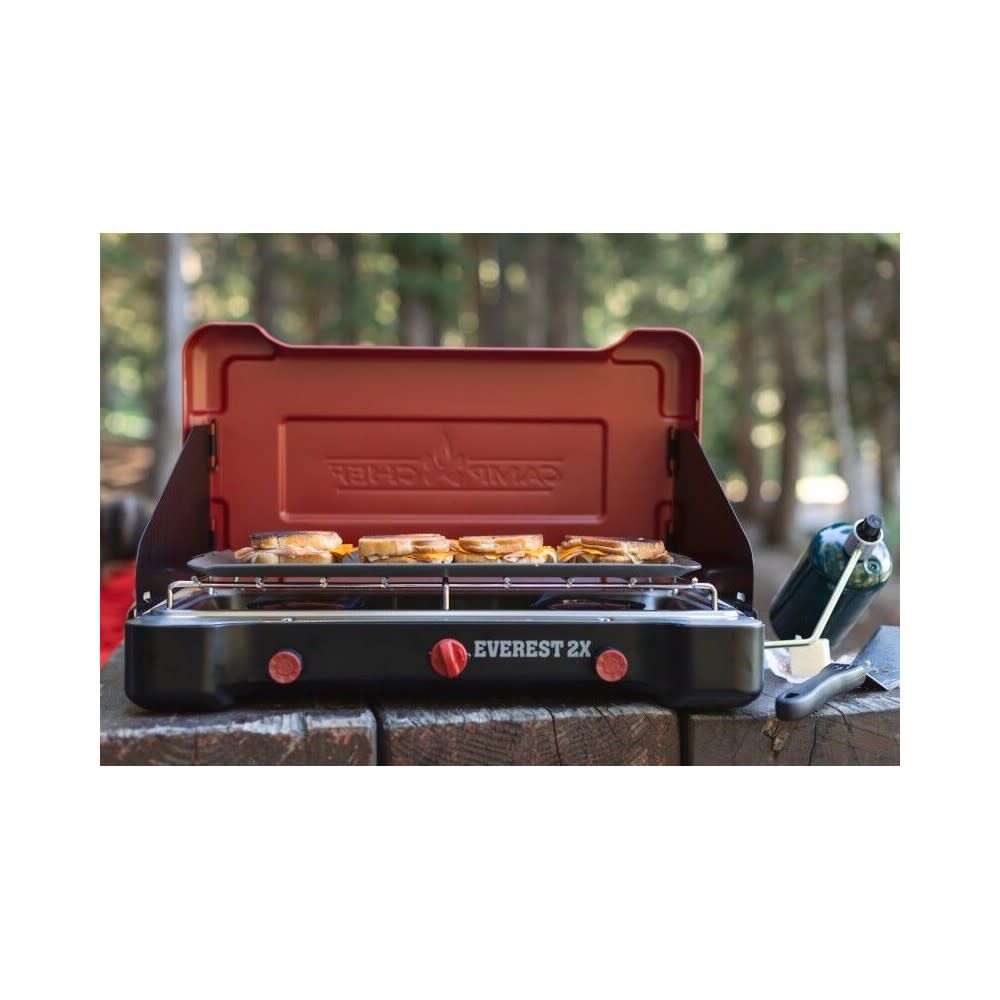 11.5 x 19.5 in Mountain Series Steel 2-Burner Griddle FG20