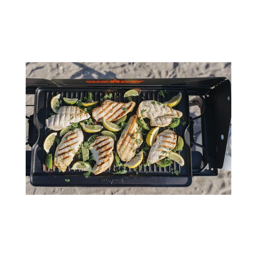 16 in x 24 in Cast Iron Reversible Grill/Griddle CGG24B