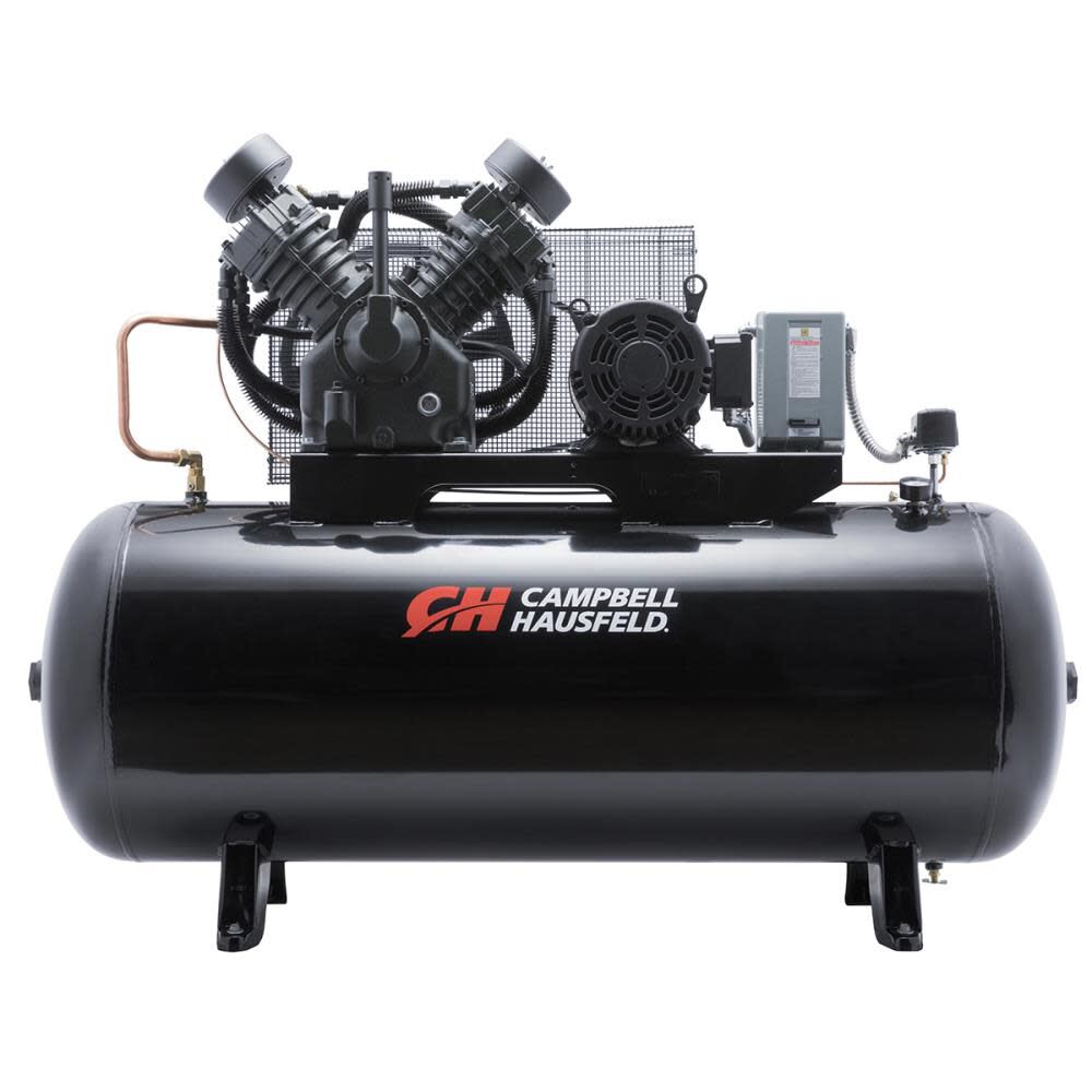 120 Gallon Horizontal 10 HP TX0314 3 Phase 230V CE8001