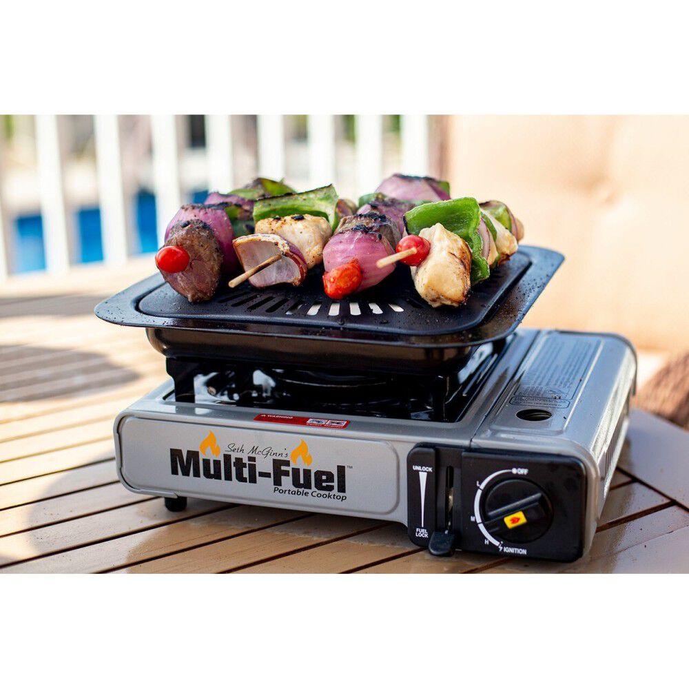 Black Portable Conversion Grill BBQ191035