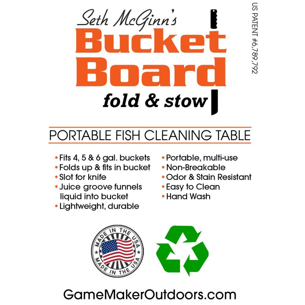 GameMaker Fold & Stow Bucket Board FBB1370