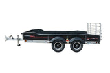 XRT 13-73 T 3470# Tandem Axle Utility Trailer with Brakes 14in Tires Mag Rims and Bi-fold Ramp 550-71251-00