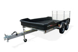 XRT 13-73 T 3470# Tandem Axle Utility Trailer with Brakes 14in Tires Mag Rims and Bi-fold Ramp 550-71251-00