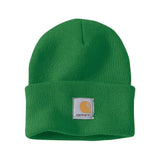 Cuffed Beanie/Watch Hat Mens Regular OS Acrylic Knit Holly Green A18GD8