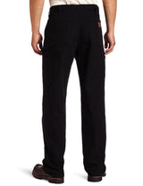 Men's Duck Dungaree Flannel Lined 33x30 Black Work Pants B111BLK-33X30