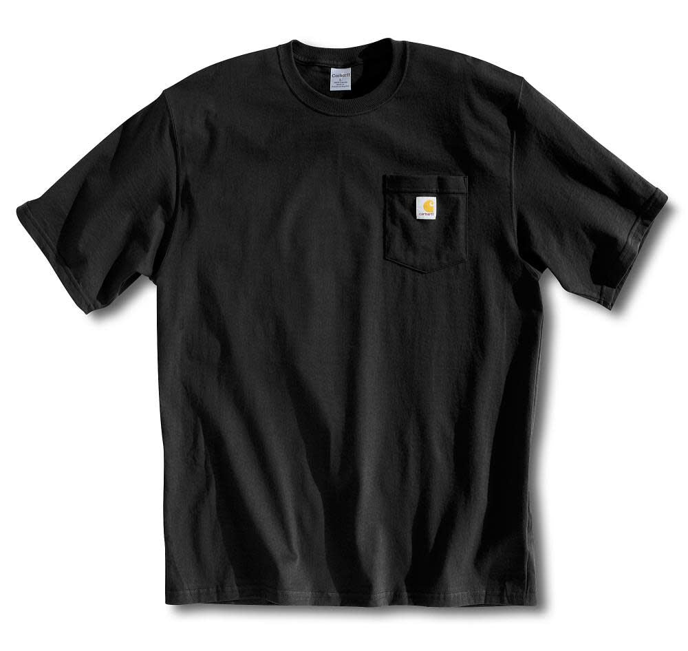 Men's Workwear Pocket T-Shirt Black Xlg Regular K87BLK-XL