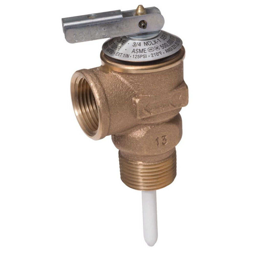 Temperature & Pressure Relief Valves 1/2in 125 PSI 16481A-0125