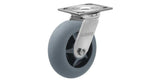 8 In. 16 Series Medium Heavy Duty Swivel Plate Caster 16XR08201S