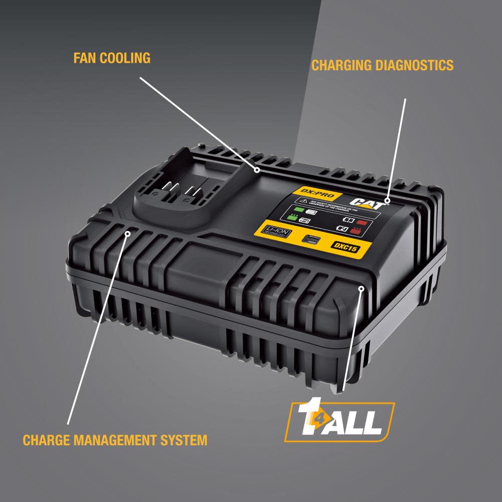 18V 1 FOR ALL Quick Charger 15 Amp DXC15