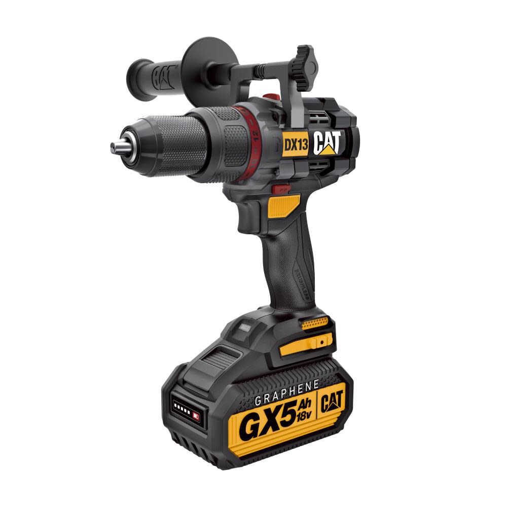 18V 1/2 in Cordless Hammer Drill with Graphene Battery DX13