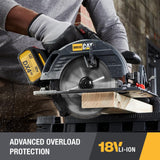 18V 7-1/4 in Cordless Circular Saw with Brushless Motor DX532 DX532