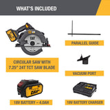 18V 7-1/4 in Cordless Circular Saw with Brushless Motor DX532 DX532