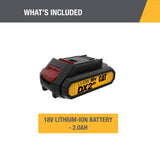 18V Lithium-Ion 2Ah Battery Pack DXB2