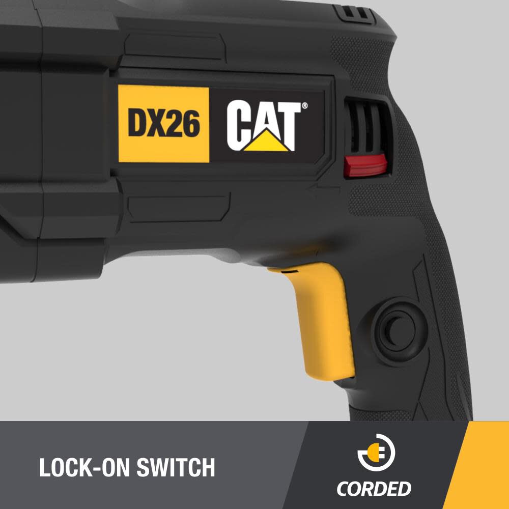 8-Amp 1 in Corded SDS-Plus Rotary Hammer Drill DX26U