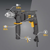 DX161U 8.5-Amp 1/2 in Corded Hammer Drill DX161U