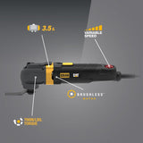 Oscillating Multi-Tool 3.5 AMP Corded DX49U