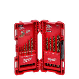 Cobalt Red Helix Drill Bit Set for Drill Drivers (12-Piece)