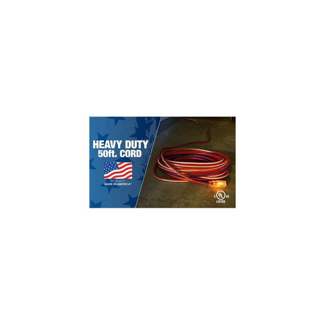 Wire Freedom 100 ft 12/3 SJTW Red/White/Blue Lighted Extension Cord D11712100RWB