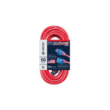 Freedom 50 ft 12/3 SJTW Red/White/Blue Lighted Extension Cord D11712050RWB