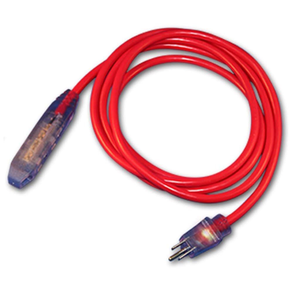 Pro Glo 9.8 ft 16/3 SJTW Red Coldweather Block Heater Cord D19007602