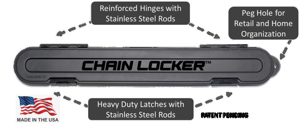 Chainsaw Chain Storage Case Orange 2102