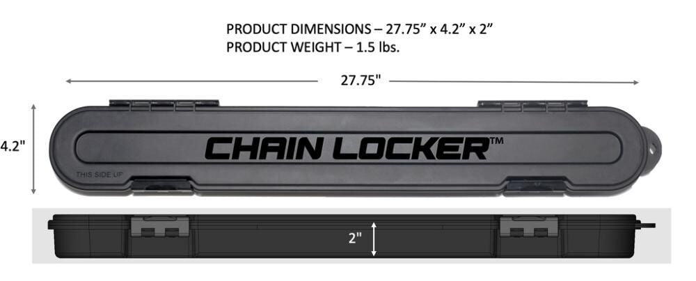 Chainsaw Chain Storage Case Orange 2102