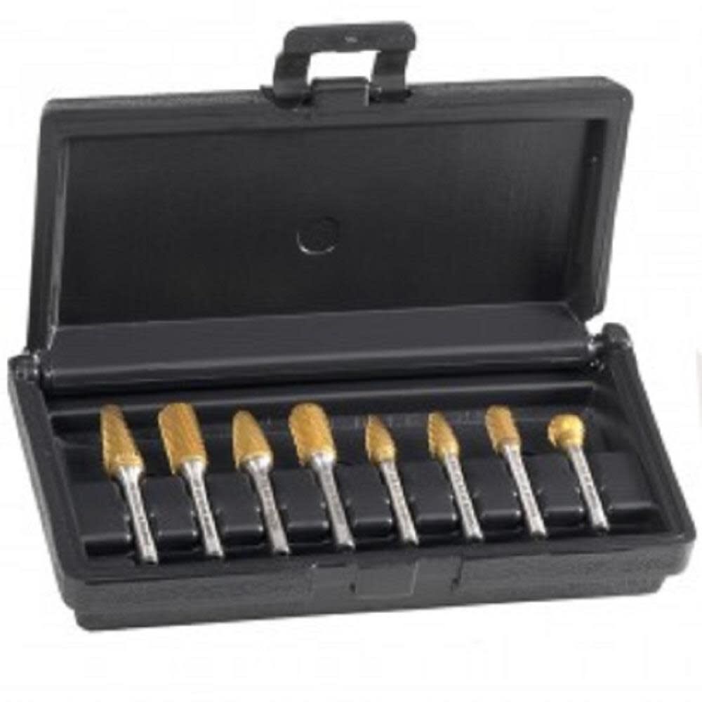 8 pc. TIN Coated Bur Kit BK8P-RE