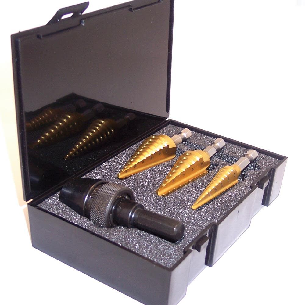 Hex TIN Multi-Step Drill Set MSD-HEX-SET