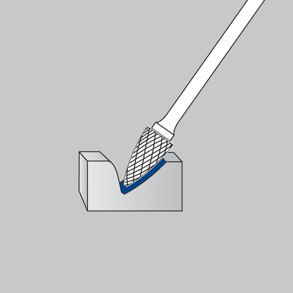 SF1 Double Cut TIN Carbide Bur SF1-IPAC