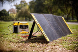 120-Watt Portable Foldable Solar Panels with Extension Cable and Kickstand 201246