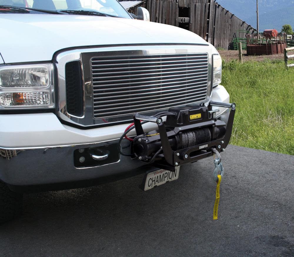 12000-lb. Truck/SUV Synthetic Rope Winch Kit with Speed Mount 100427