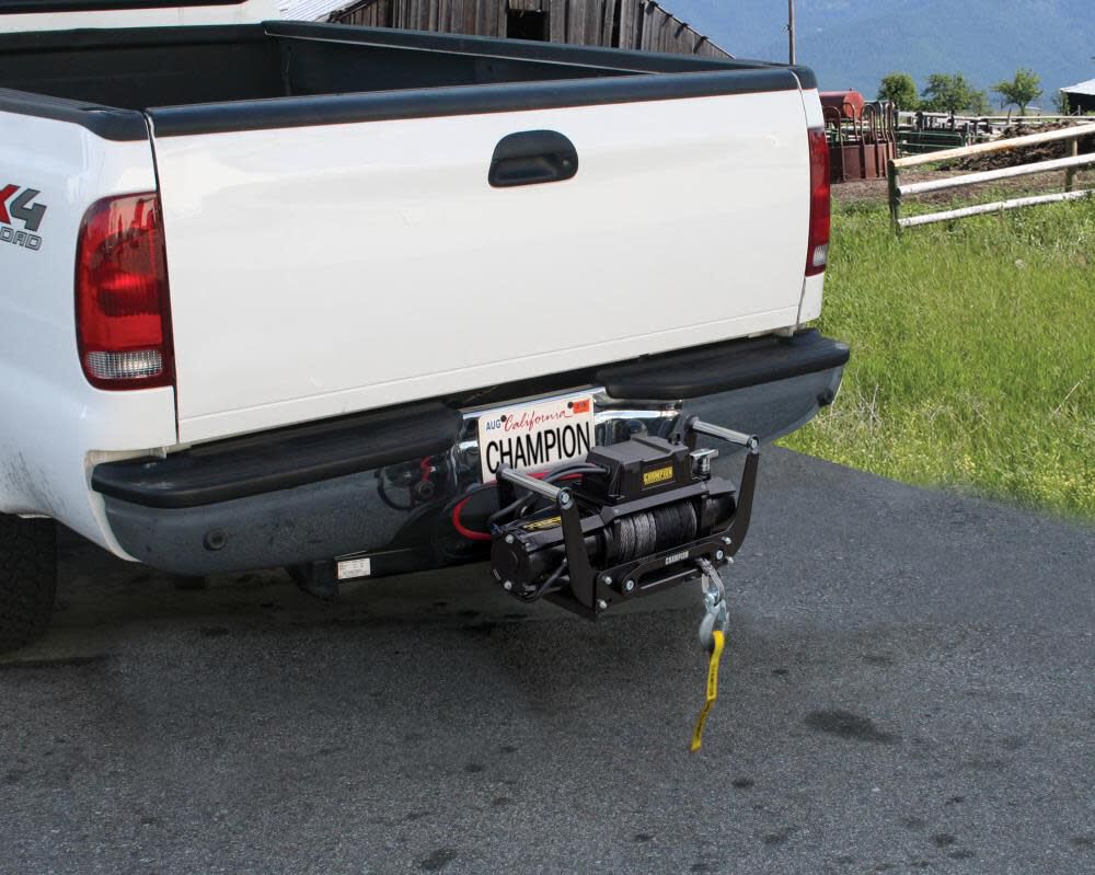 12000-lb. Truck/SUV Synthetic Rope Winch Kit with Speed Mount 100427