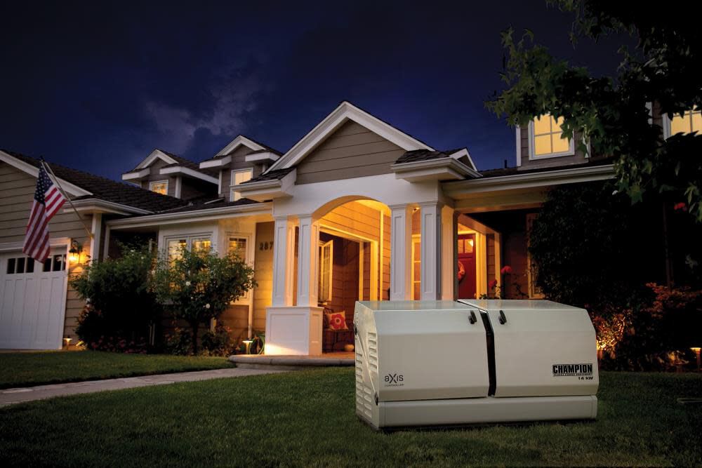 14kW aXis Home Standby Generator System with 100 Amp aXis Automatic Transfer Switch 100835