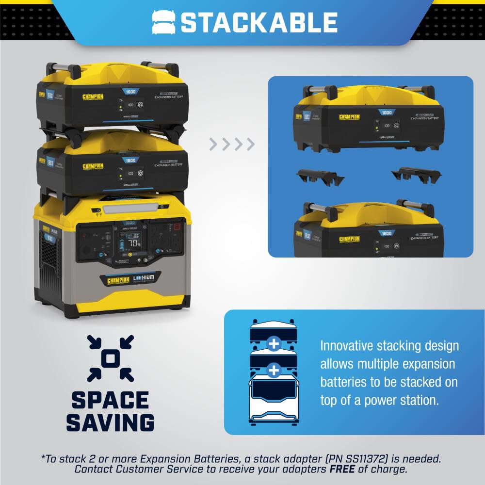 1638W Lithium Ion Expansion Battery 201107