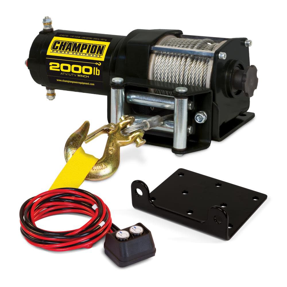 Power Equipment 2000-lb. ATV/UTV Winch Kit 12003