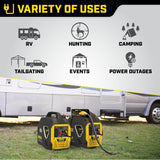 2000-Watt Ultralight Portable Dual Fuel Inverter Generator 200959