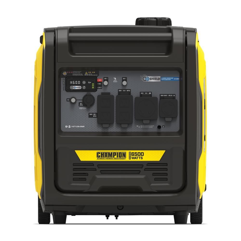 6500-Watt RV Ready Portable Inverter Generator with CO Shield 201238